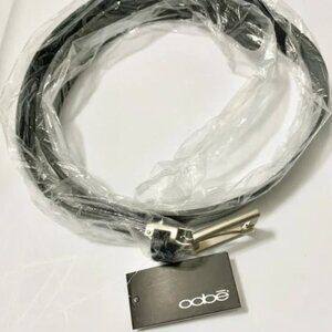 Oobe Black Leather Barton Leather Belt - Unisex M - NEW